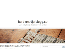 Tablet Screenshot of barbienadja.blogg.se