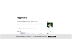 Desktop Screenshot of lugglikeme.blogg.se
