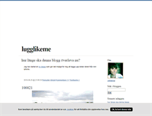 Tablet Screenshot of lugglikeme.blogg.se