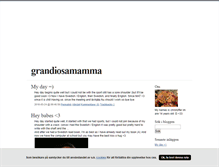 Tablet Screenshot of grandiosamamma.blogg.se