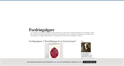 Desktop Screenshot of fordringsagare.blogg.se