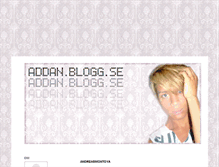 Tablet Screenshot of addan.blogg.se