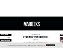 Tablet Screenshot of marieeks.blogg.se