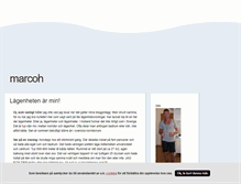 Tablet Screenshot of marcoh.blogg.se