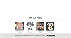 Desktop Screenshot of misstyndero.blogg.se