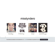 Tablet Screenshot of misstyndero.blogg.se
