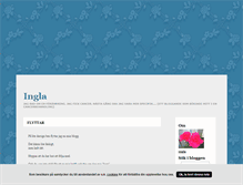Tablet Screenshot of ingla.blogg.se