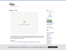 Tablet Screenshot of elies.blogg.se