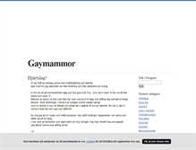 Tablet Screenshot of gaymammor.blogg.se
