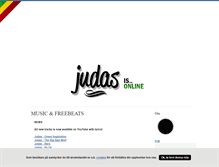 Tablet Screenshot of judasplace.blogg.se