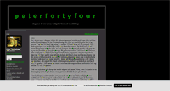 Desktop Screenshot of peterfortyfour.blogg.se