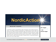 Tablet Screenshot of nordicaction.blogg.se