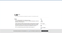 Desktop Screenshot of lilliandorvar.blogg.se