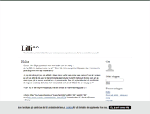 Tablet Screenshot of lilliandorvar.blogg.se