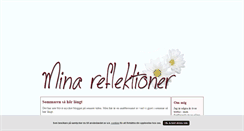 Desktop Screenshot of minareflektioner.blogg.se