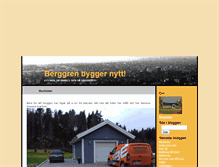Tablet Screenshot of berggrensbygge.blogg.se