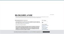 Desktop Screenshot of helande.blogg.se
