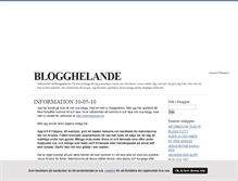 Tablet Screenshot of helande.blogg.se