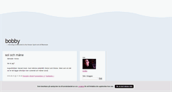 Desktop Screenshot of bobby.blogg.se