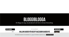 Desktop Screenshot of bloggiblogga.blogg.se