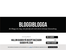 Tablet Screenshot of bloggiblogga.blogg.se