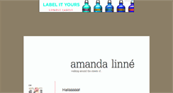 Desktop Screenshot of amandalinne.blogg.se