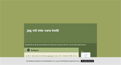 Desktop Screenshot of jagvillintevaratretti.blogg.se