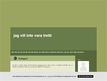 Tablet Screenshot of jagvillintevaratretti.blogg.se