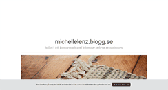 Desktop Screenshot of michellelenz.blogg.se