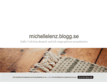 Tablet Screenshot of michellelenz.blogg.se