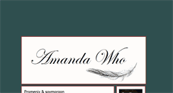 Desktop Screenshot of amandawho.blogg.se