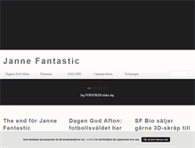 Tablet Screenshot of jannefantastic.blogg.se