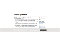 Desktop Screenshot of modetsgudinnor.blogg.se