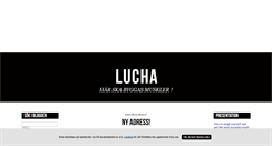 Desktop Screenshot of lucha.blogg.se