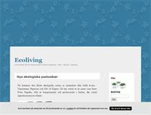 Tablet Screenshot of ecoliving.blogg.se