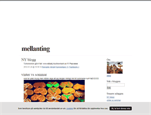 Tablet Screenshot of mellanting.blogg.se