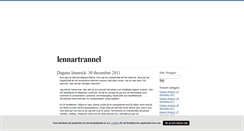 Desktop Screenshot of lennartrannel.blogg.se