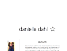 Tablet Screenshot of danielladahl.blogg.se