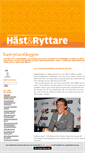 Mobile Screenshot of hastryttarebloggen.blogg.se