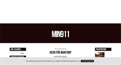 Desktop Screenshot of min911.blogg.se