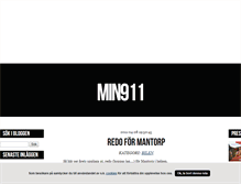 Tablet Screenshot of min911.blogg.se