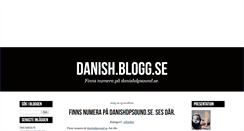 Desktop Screenshot of danish.blogg.se
