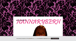 Desktop Screenshot of hannaryberh.blogg.se