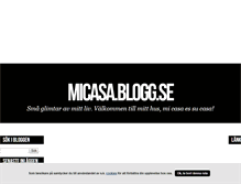 Tablet Screenshot of micasa.blogg.se