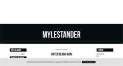 Desktop Screenshot of mylestander.blogg.se