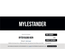 Tablet Screenshot of mylestander.blogg.se