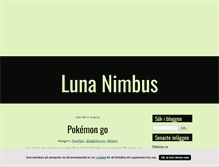 Tablet Screenshot of lunanimbus.blogg.se