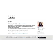 Tablet Screenshot of jacobssonjennifer.blogg.se
