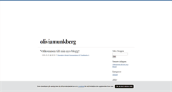 Desktop Screenshot of oliviamunkberg.blogg.se