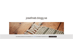Desktop Screenshot of josefineb.blogg.se
